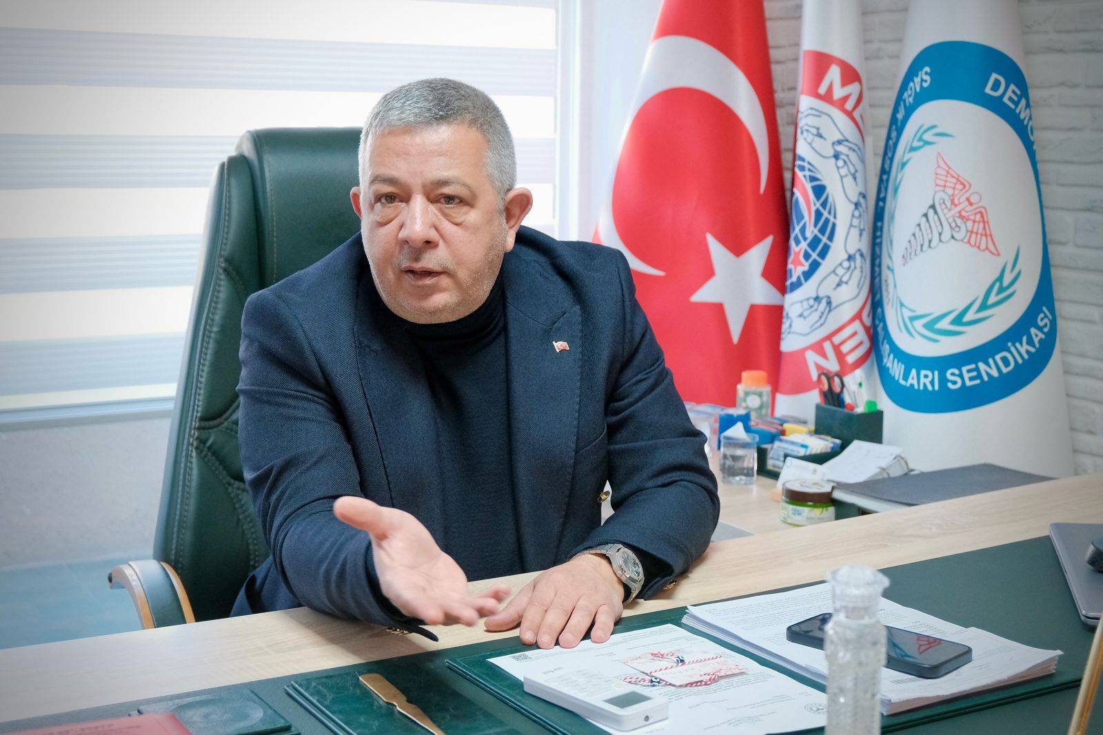 Demokratik Sağlık Sen Genel Başkanı Togan Demircan